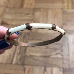 Cream Enamel Bracelet